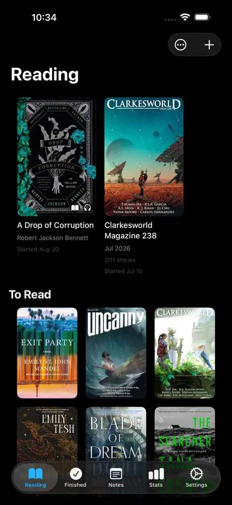 Screenshot of Commonplace